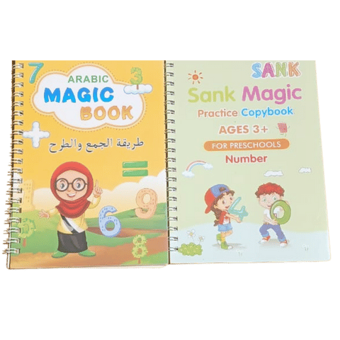 Magic Book – باك متكامل لتعلم الكتابة بالعربية والإنجليزية + 20 حبر