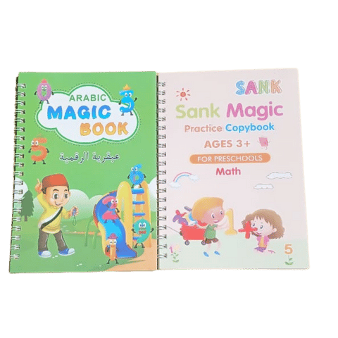 Magic Book – باك متكامل لتعلم الكتابة بالعربية والإنجليزية + 20 حبر
